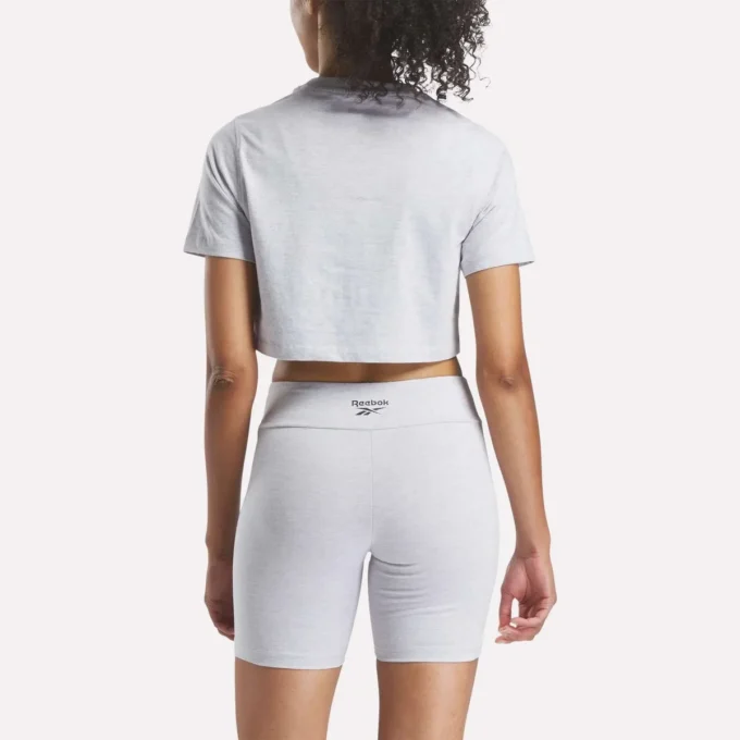 Women’s Two-Color Logo Crew Cropped Short Sleeve Tee Women’s Two-Color Logo Crew Cropped Short Sleeve Tee