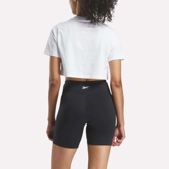 Women’s Two-Color Logo Crew Cropped Short Sleeve Tee Women’s Two-Color Logo Crew Cropped Short Sleeve Tee