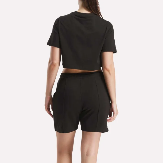 Women’s Two-Color Logo Crew Cropped Short Sleeve Tee Women’s Two-Color Logo Crew Cropped Short Sleeve Tee