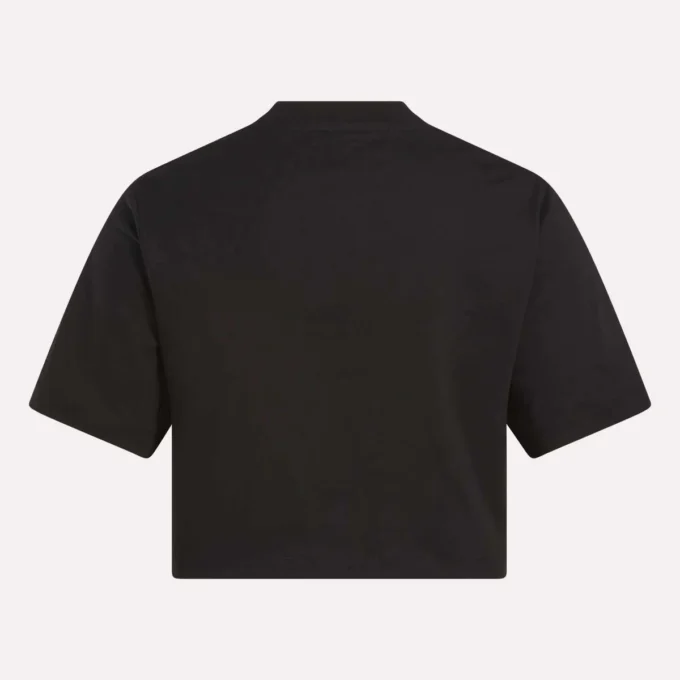 Women’s Two-Color Logo Crew Cropped Short Sleeve Tee Women’s Two-Color Logo Crew Cropped Short Sleeve Tee