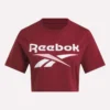 Women’s Two-Color Logo Crew Cropped Short Sleeve Tee