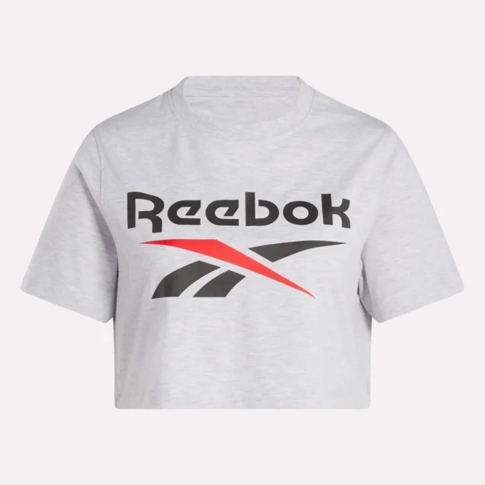 Women’s Two-Color Logo Crew Cropped Short Sleeve Tee Women’s Two-Color Logo Crew Cropped Short Sleeve Tee