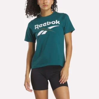 Women’s Two-Color Logo Crew Short Sleeve Tee