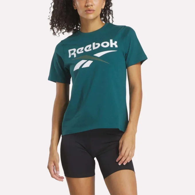 Women’s Two-Color Logo Crew Short Sleeve Tee