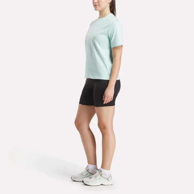 Women’s Two-Color Logo Crew Short Sleeve Tee